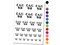 Kon'nichiwa Hello in Japanese Temporary Tattoo Water Resistant Fake Body Art Set Collection
